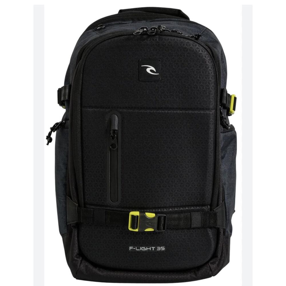 Rip Curl F-Light 35 Black 20" Travel Laptop Backpack Carry On Men Daypack Bag